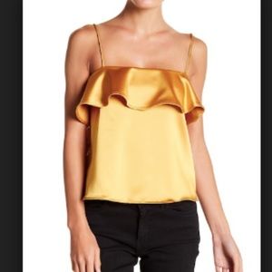 Sincerely Jules Bella satin tank top - Gold